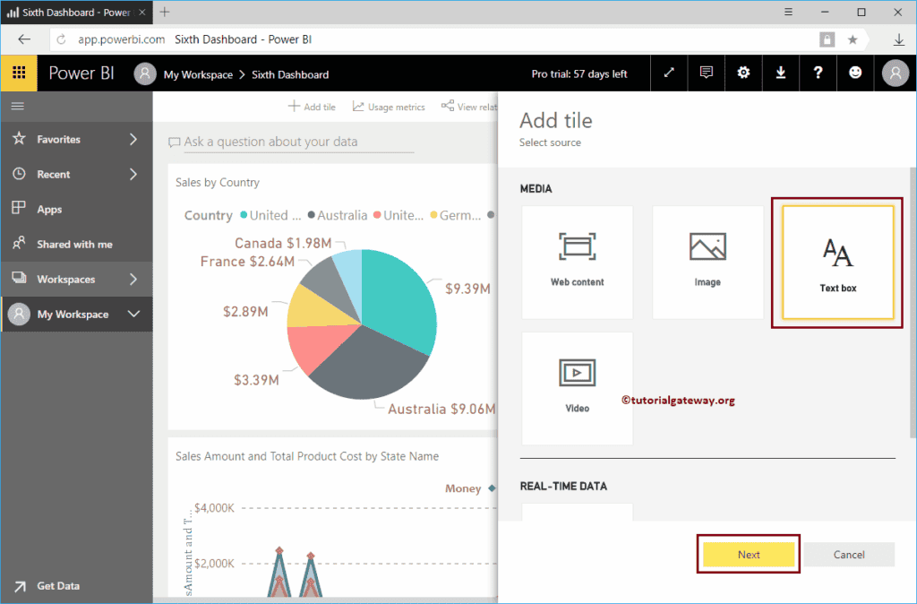 Add Image to Power BI Dashboard 3