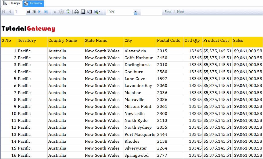 Add Row Numbers to a Report 9