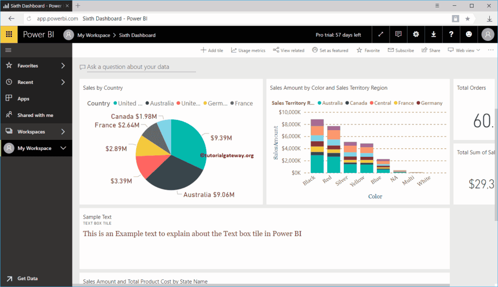 Add Title to Power BI Dashboard 11