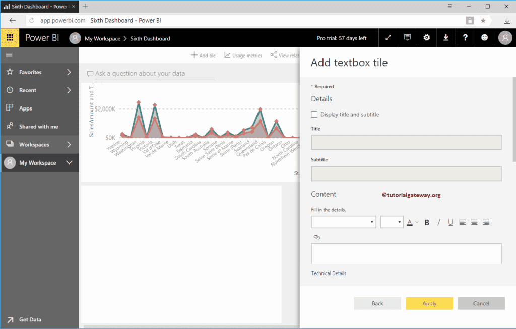 Add Title to Power BI Dashboard 5