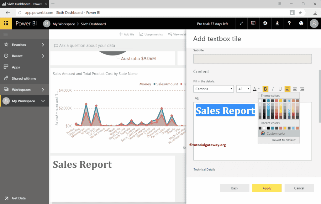 Add Title to Power BI Dashboard 6