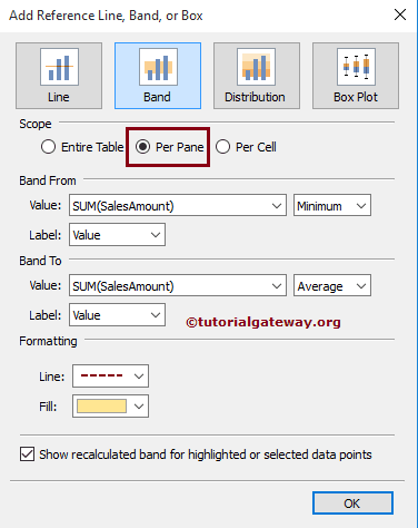 Add Reference Bands in Tableau 10