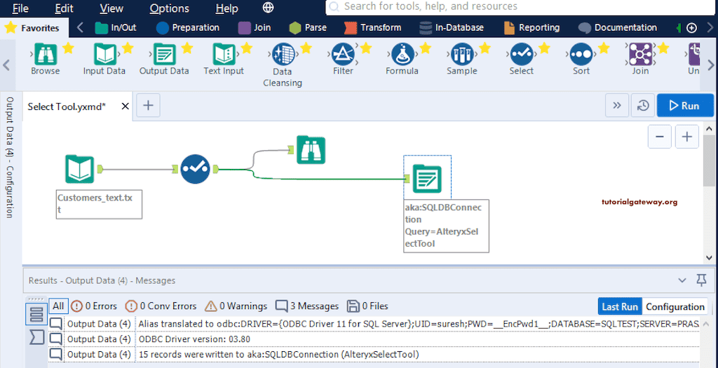 Alteryx Select Tool - Data type Conversion