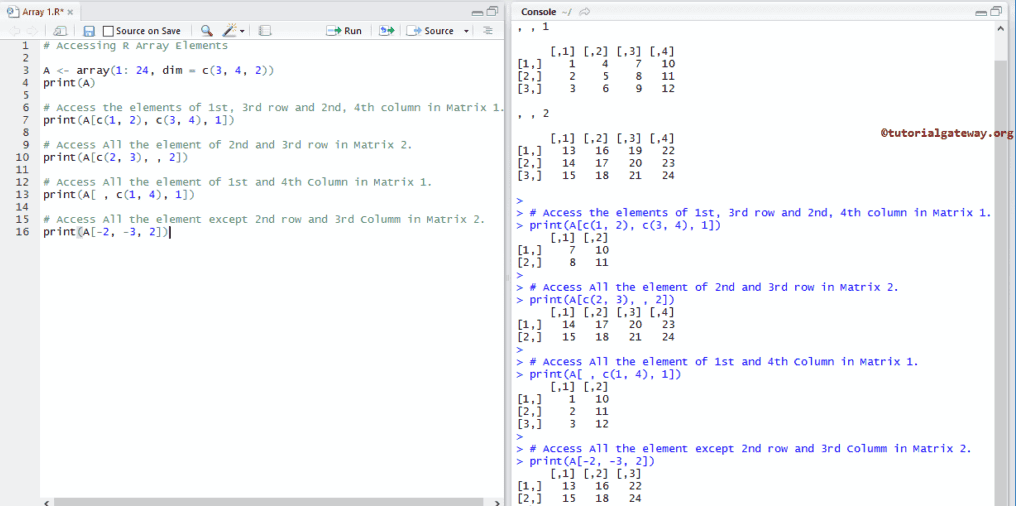 Array in R Programming 5