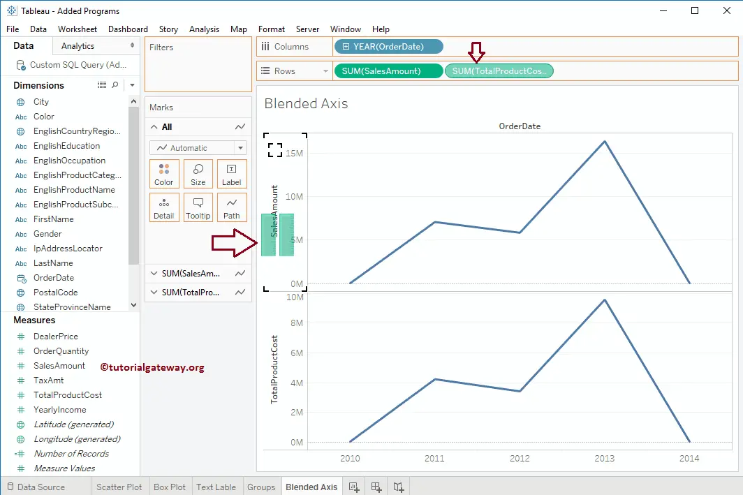 Blended Axis in Tableau 3