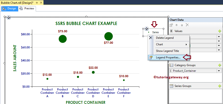 Bubble Chart in SSRS 30