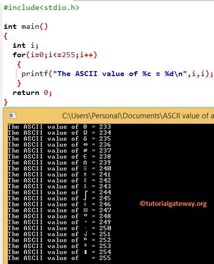 write ascii text file c program