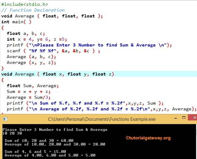  Functions In C Programming