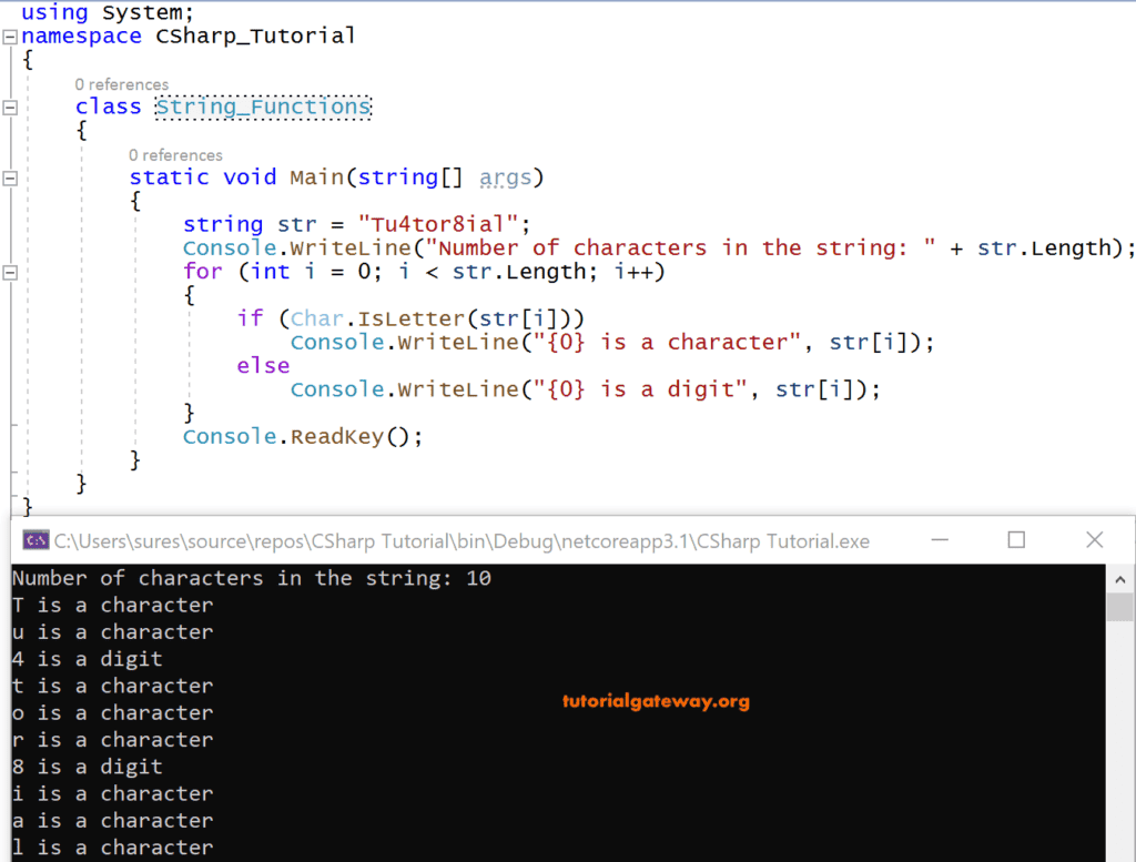 C# String Functions