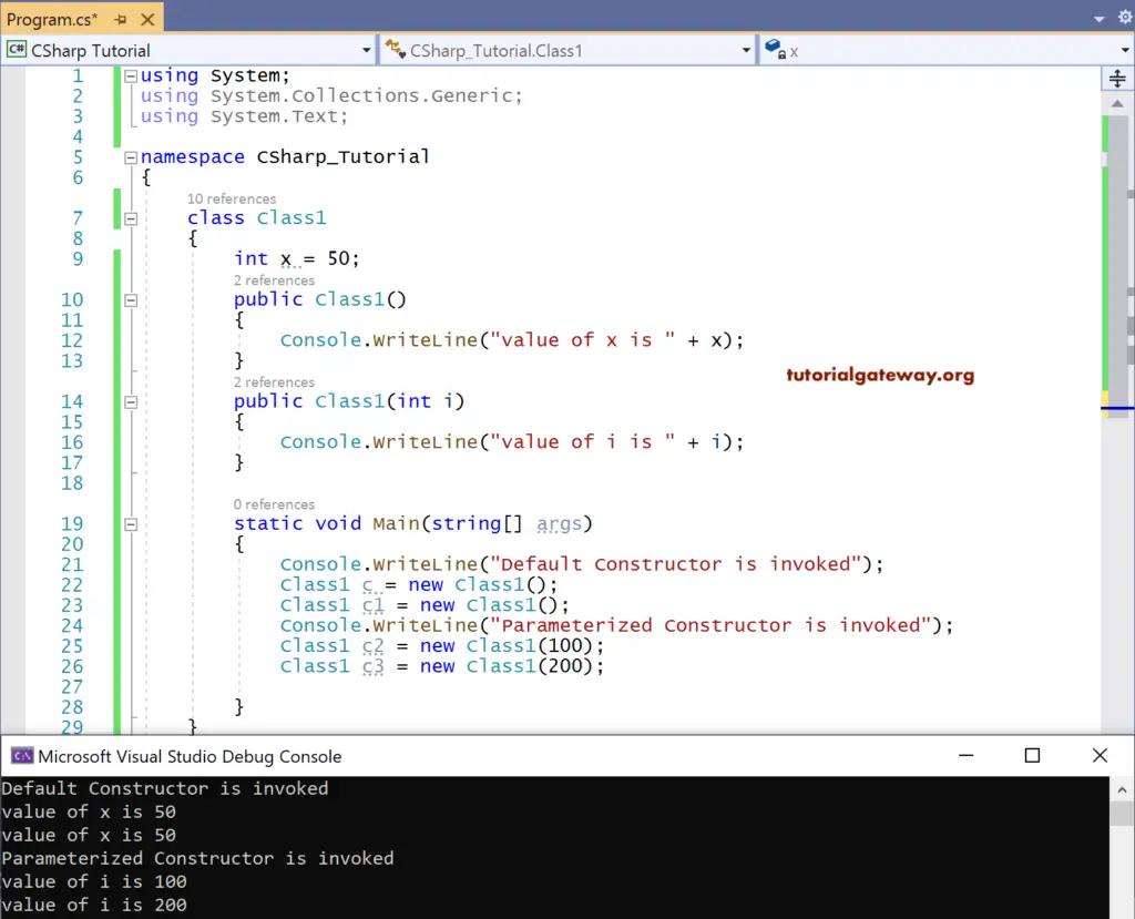 C# Object oriented programming OOPS concept class 3