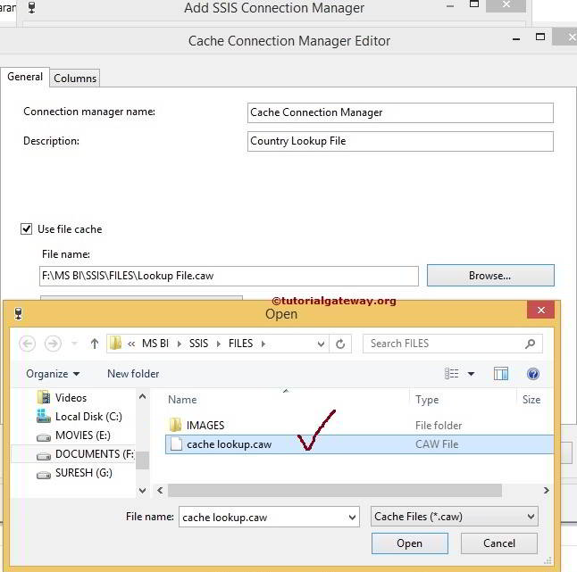 Cache Connection Manager in SSIS 5