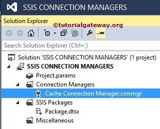 Cache Connection Manager in SSIS 12