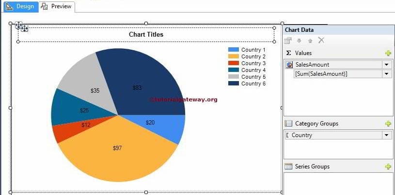Formatting Pie Chart in SSRS 2