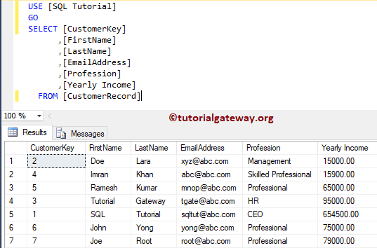Create Clustered Index in SQL Server