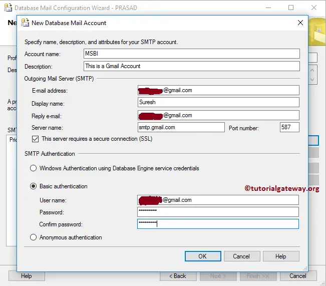 Configure SQL Server Database Mail 7