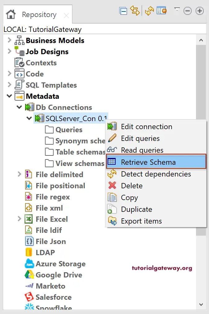 Connect Talend to SQL Server 7