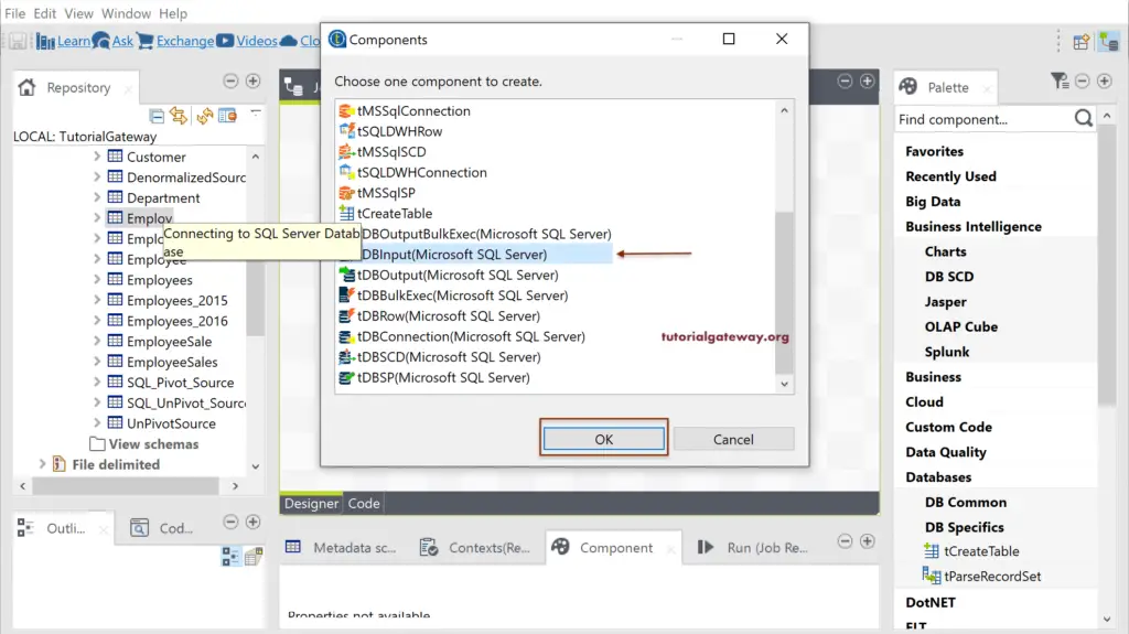 Connect Talend to SQL Server 16