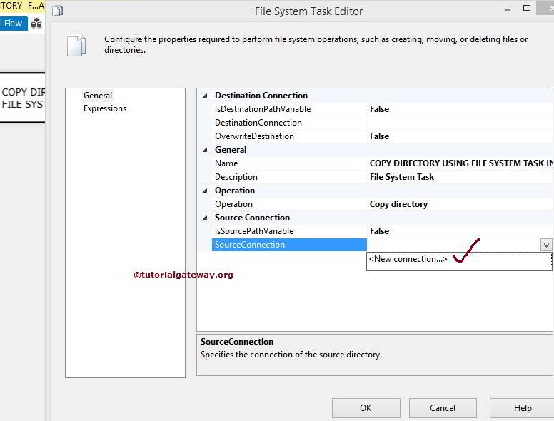Copy Directory Using File System Task in SSIS 3