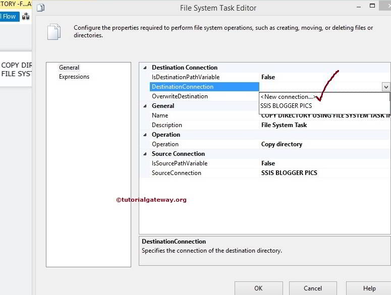 Copy Directory Using File System Task in SSIS 7