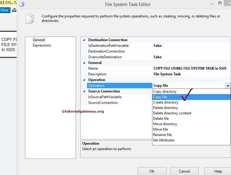 Copy Files Using File System Task in SSIS 2