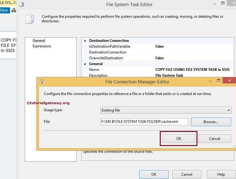 Copy Files Using File System Task in SSIS 5