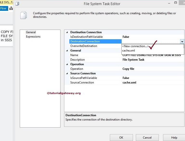 Copy Files Using File System Task in SSIS 6