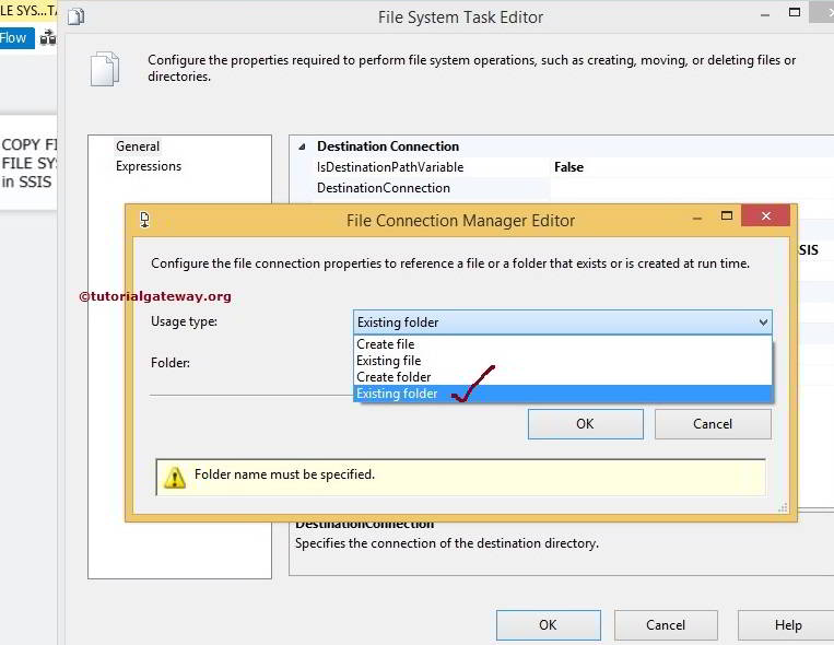 Copy Files Using File System Task in SSIS 7