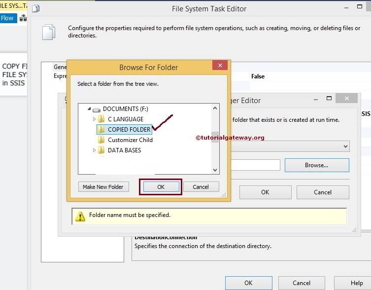 Copy Files Using File System Task in SSIS 8
