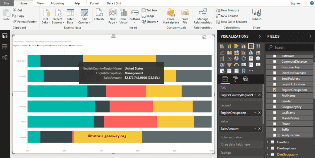 100 Stacked Bar Chart Python