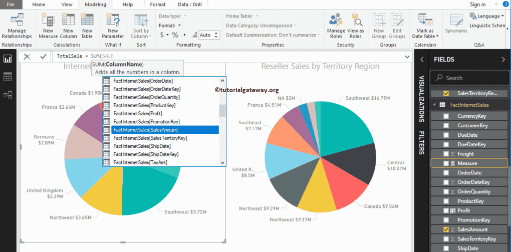 Créer des mesures calculées dans Power BI 5