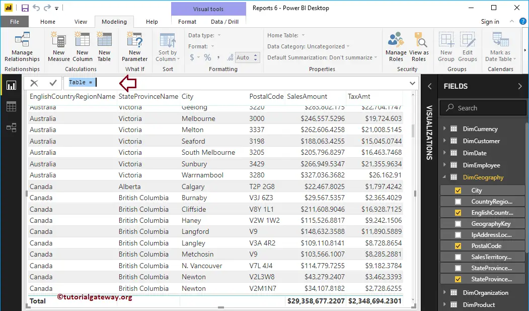 Create Calculated Tables in Power BI 3