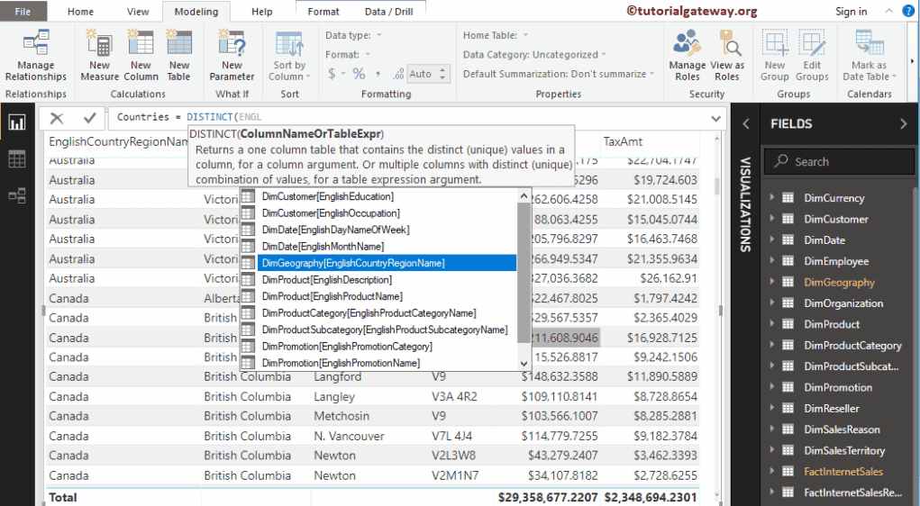 Create Calculated Tables in Power BI 3