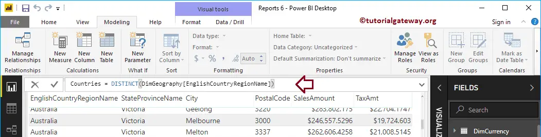 Create Calculated Tables in Power BI 6