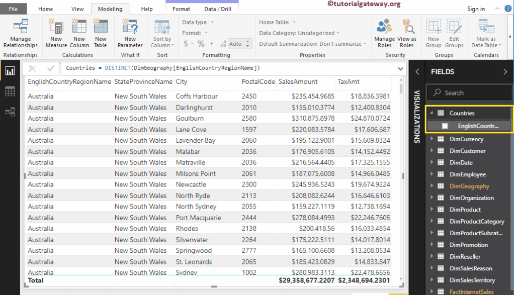 Create Calculated Tables in Power BI 6