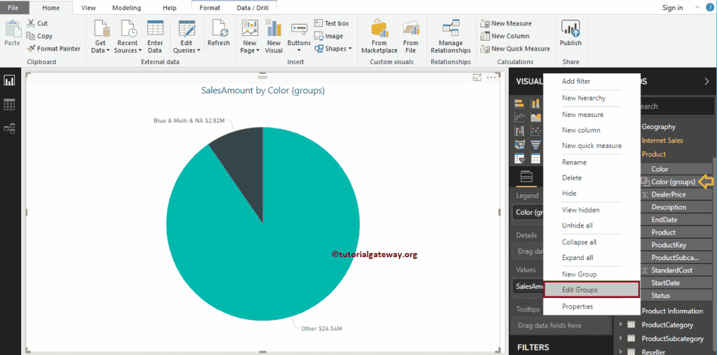 Create Groups in Power BI 6