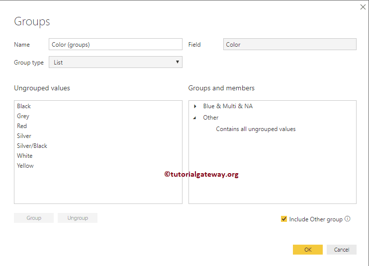 Create Groups in Power BI 7