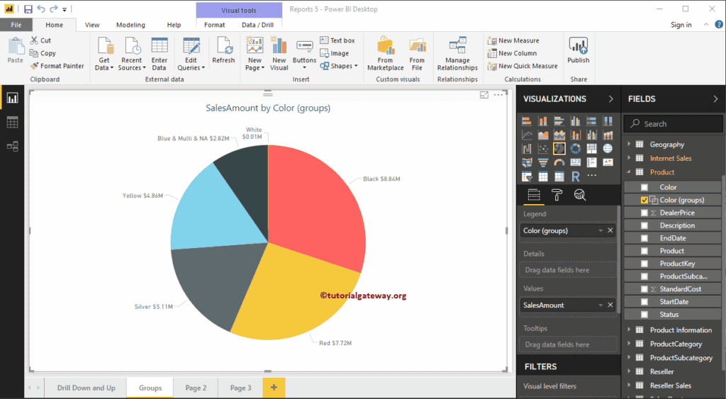 Create Groups in Power BI 9