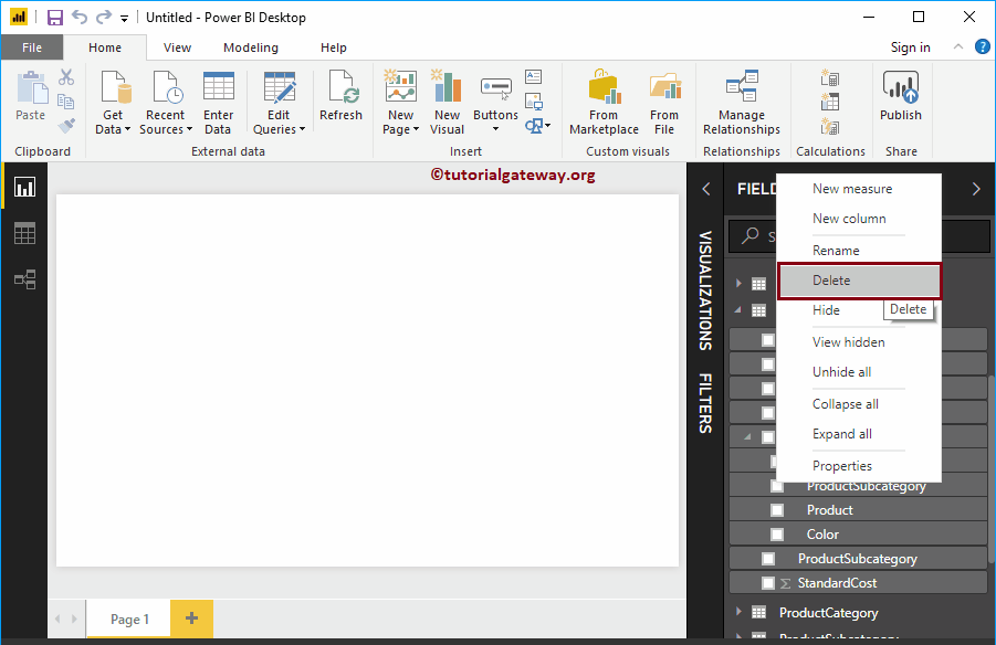 Create Hierarchy in Power BI 14