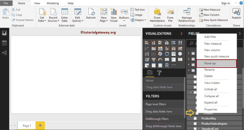 Create Hierarchy in Power BI 8