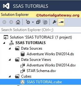 Create OLAP Cube in SSAS 6