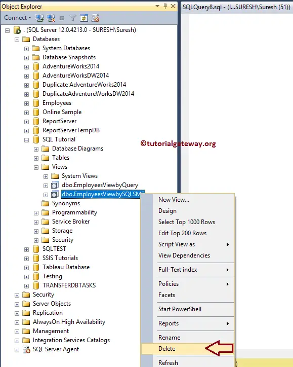 Create Views in SQL Server 23