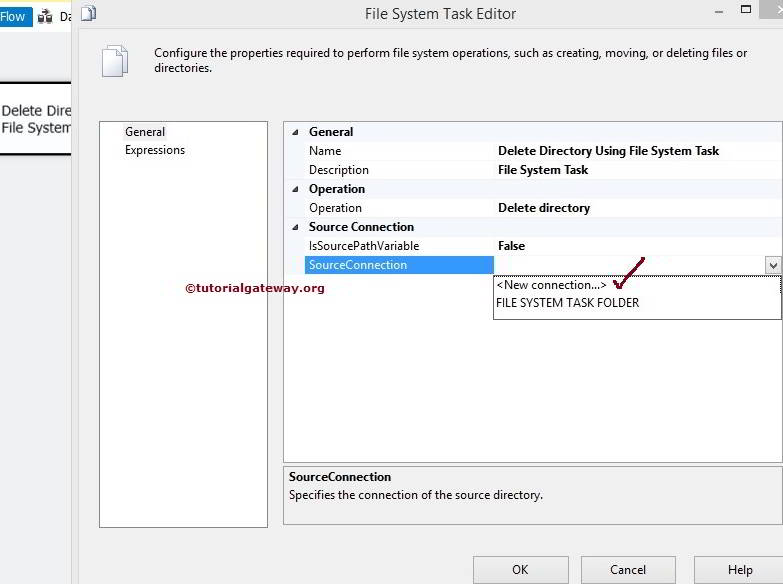 Delete Directory Using File System Task in SSIS 3