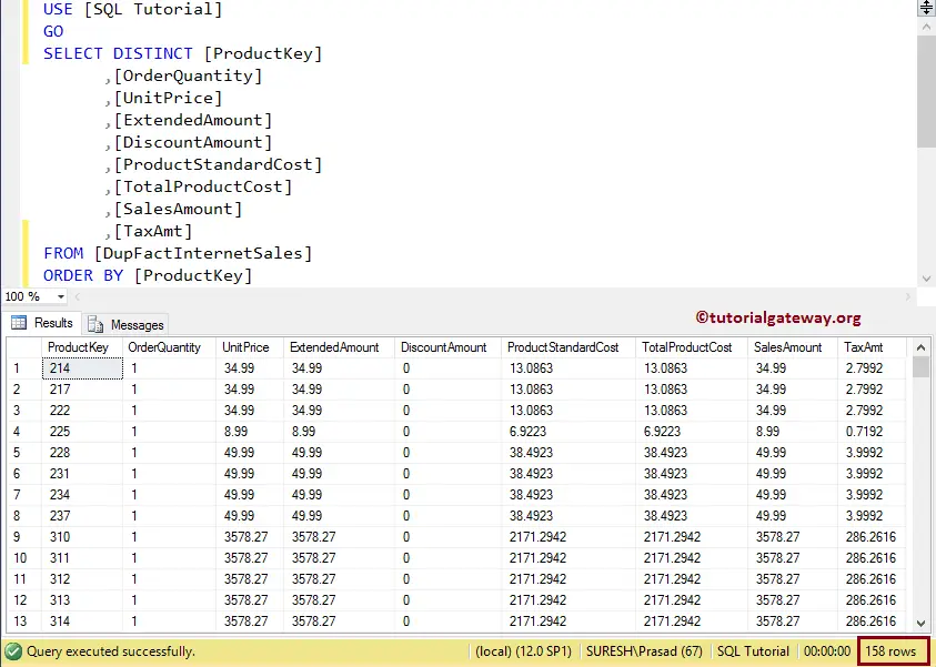 Delete Duplicate Rows in SQL Server 2
