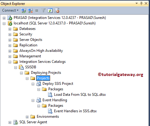 Deploy SSIS Package Using SQL Server 11
