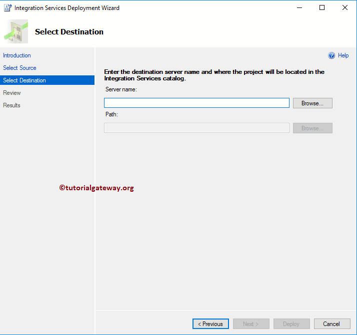 SSIS Package Deployment using BIDS 7