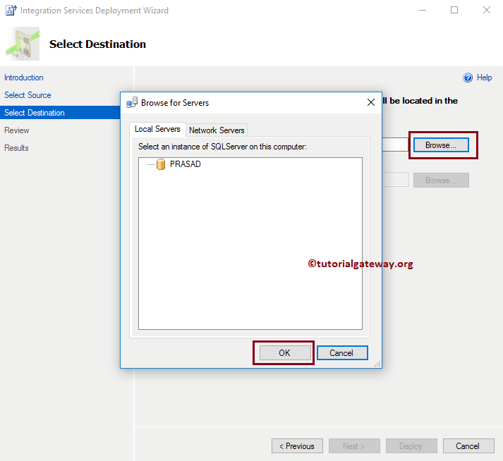 SSIS Package Deployment using BIDS 8