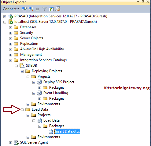 SSIS Project Deployment Using SQL Deployment Wizard 12