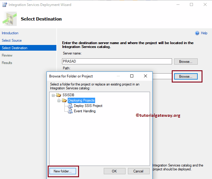 SSIS Project Deployment Using SQL Deployment Wizard 7