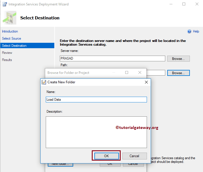 SSIS Project Deployment Using SQL Deployment Wizard 8