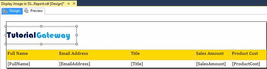 How to Display Image in SSRS Report